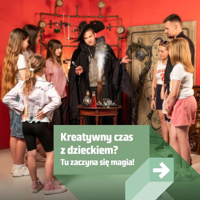 Zastanawiasz się, jak spędzić kreatywnie czas z dzieckiem w Warszawie? @kleks.magiakina to magiczne miejsce, gdzie rodziny nie tylko spędzają czas, ale naprawdę się spotykają i tworzą historie na lata! 
📌 30.05-01.06 WEEKEND DZIECKA Z RABATEM 50%!
Dlaczego to HIT dla całej rodziny?
🚀 NOWOŚĆ spotkanie z Janem Brzechwą! 
💣 Dwa NOWE Escape Roomy
"Powrót do świata bajek" i "Tropem złoczyńców" - tutaj nie ma miejsca na scrollowanie! Wspólne myślenie, rozmowy i rozwiązywanie zagadek. Więź rodzinna buduje się przez współpracę, nie przez wspólne siedzenie przed ekranem! 
🗺 Paszport Odkrywcy Bajek + 🎁 Quizy
Każdy członek rodziny zbiera własne pieczątki. Dzieci mają misje do wykonania, a rodzice widzą, jak rozkwitają ich małe skarby! 
🧪 Magiczne eliksiry
Pokazy naukowe, gdzie mama i tata otwierają usta ze zdumienia tak samo jak ich pociechy! Wspólne "oooh!" i odkrywanie cudów nauki. 
🎨 Warsztaty + 🎭 Efekty specjalne
Malowanie, metamorfozy i zakulisowe sekrety "Akademii Pana Kleksa". Takie wspomnienia nie blakną!  Zarezerwuj wspomnienia, które się pamięta!  #koneser #kleksmagiakina #dzieńdziecka #warszawa