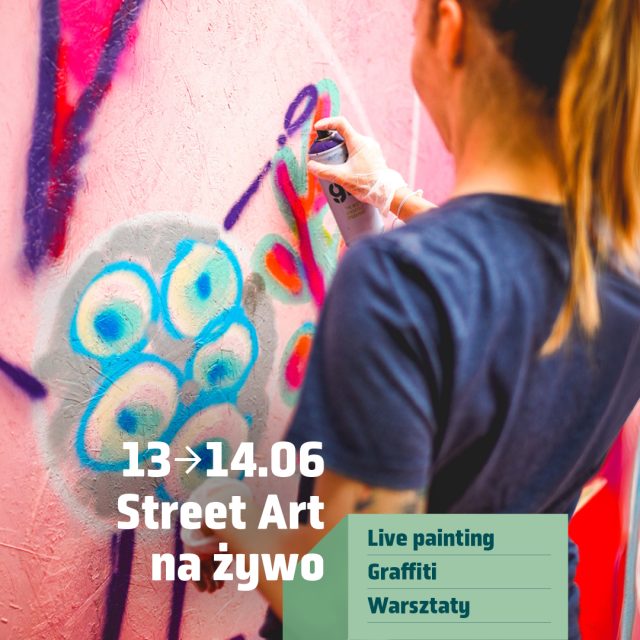 Street art przejmuje Plac Konesera! 🔥  Podczas Urban Art Area na żywo zobaczysz, jak powstają murale i poznasz twórców miejskiej sceny.  Swoje prace tworzyć będą @exer_one, @autone1, @niebieski.robi.kreski, @luks.przez.iks, @mlody_dron, @finerism, @mktsmpl, @fr35ky, @inkoignito. 🖌️  Wydarzenie organizowane przez @urban.art.area.foundation i @leonarda_art_gallery.  📅 13-14.06 | 12-18:00
📍 Plac Konesera  #koneser #urbanartarea #streetart #warszawa #wydarzenia